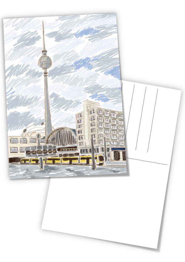 POSTKARTE ALEXANDERPLATZ