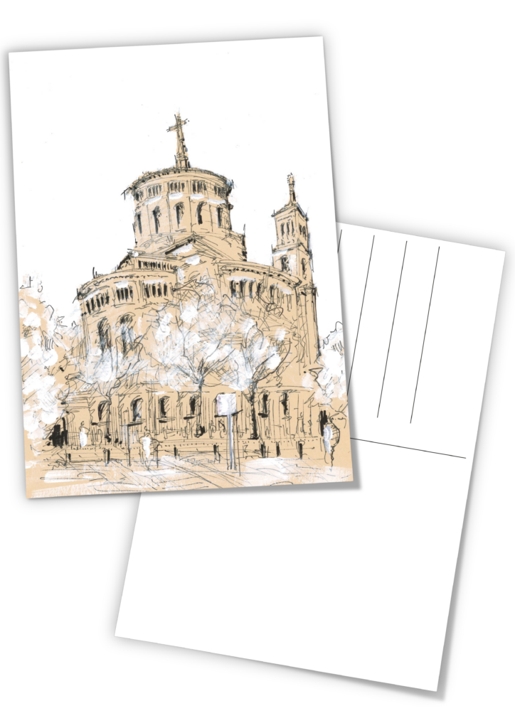 POSTKARTE BERLIN ST- THOMAS