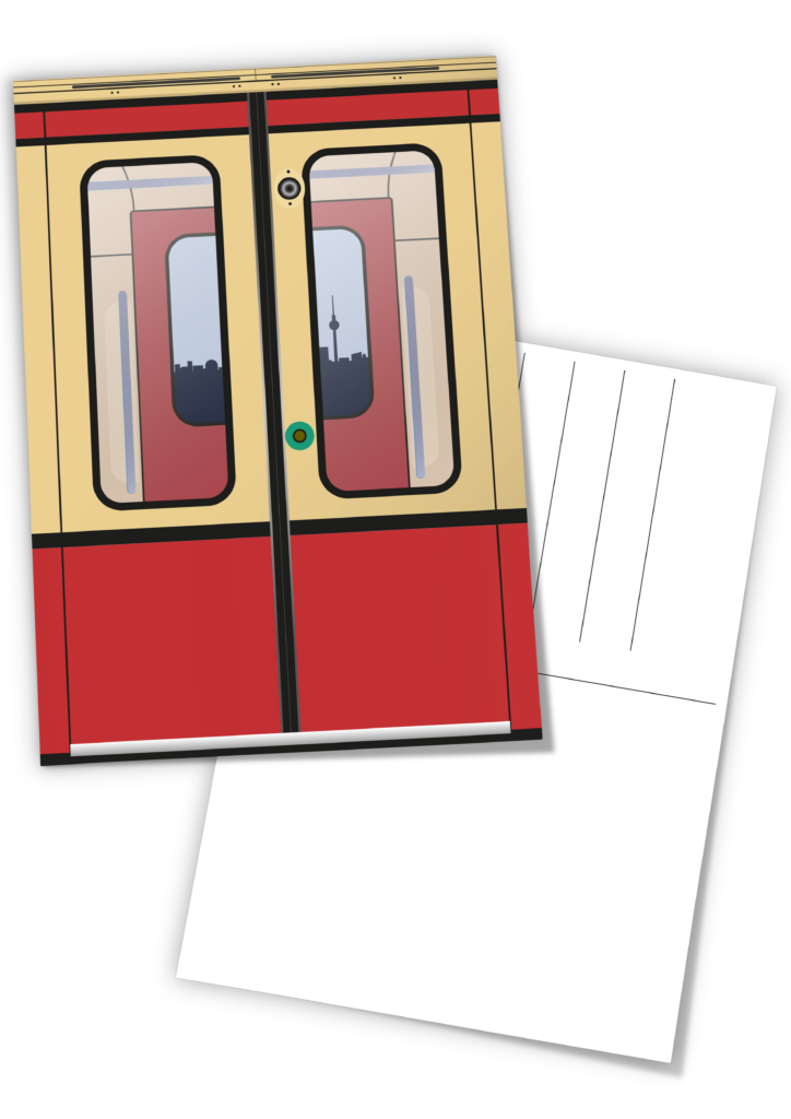 POSTKARTE S BAHN BERLIN